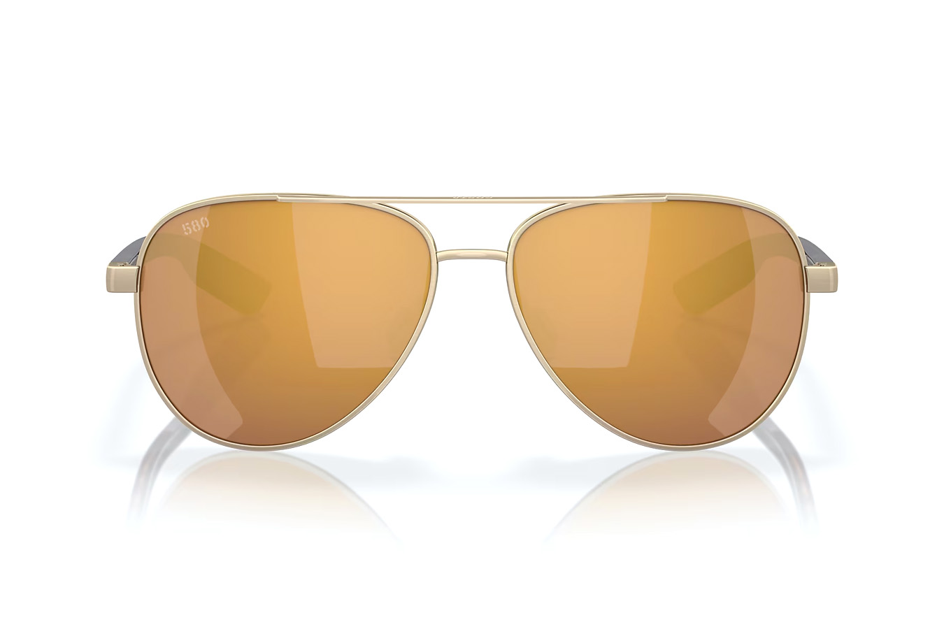 Costa Del Mar Peli Brushed Gold with Gold Mirror Polarzed 580G Lenses